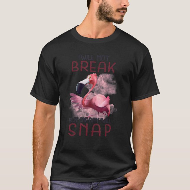 T-shirt Je Ne Vais Pas Casser, Mais Un Jour Je Vais Cacher (Devant)