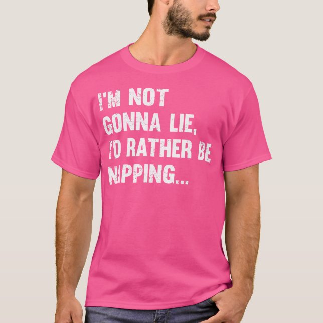 T-shirt Je Ne Vais Pas Dire Que Je Préférerais Plonger Ngl (Devant)