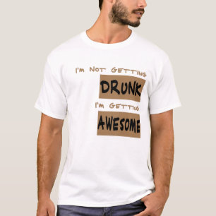 T-shirt Je ne vais pas me saouler