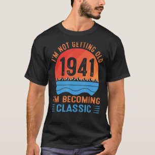 T-shirt Je ne vieillis pas Je deviens classique Vintage 1