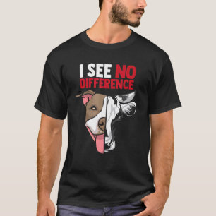 T-shirt Je ne vois aucune différence végétarien végan vach