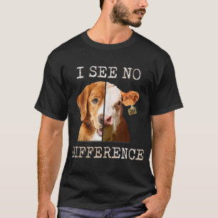 T-shirt Je Ne Vois Aucune Différence Végétarien Végétarien