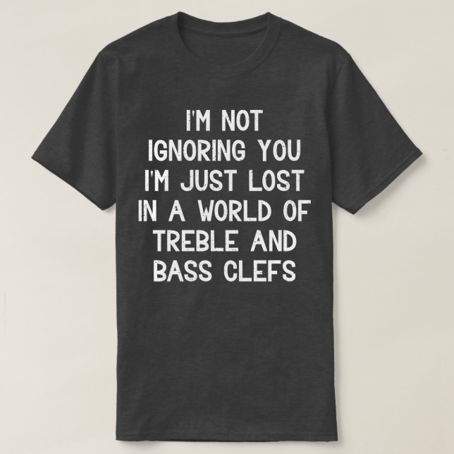 T-shirt Je ne vous ignore pas (Design devant)