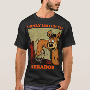 T-shirt Je N'Écoute Que Sebadoh Retro Comic Design