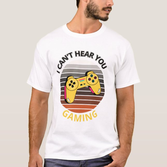 T-shirt Je n'entends pas ton jeu (Devant)