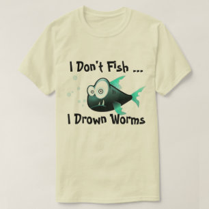 T-shirt Je noie des vers