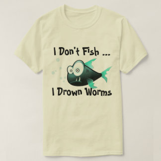 T-shirt Je noie des vers