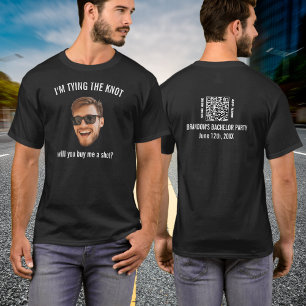 T-shirt Je Noue Les Lacets Achète-Moi Un Verre Enterrement
