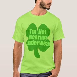 T-shirt Je n'utilise pas des sous-vêtements