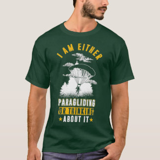 T-shirt Je Parapente Ou Je Pense À Ça Drôle