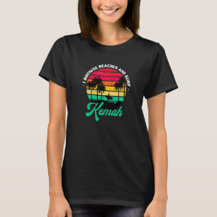 T-shirt Je Parcoure Les Plages Et Surf Kemah Surfing Texas