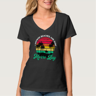 T-shirt Je Parcoure Les Plages Et Surf Morro Bay Surf Cali