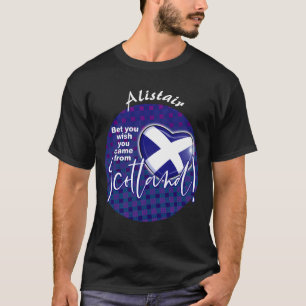 T-shirt Je parie que vous aimeriez venir d'ÉCOSSE !
