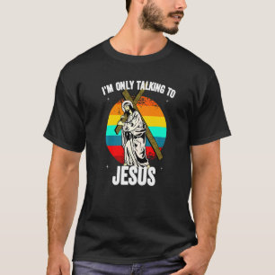 T-shirt Je parle à l'école du dimanche Jésus Christian