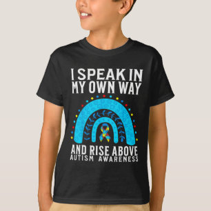T-shirt Je Parle À Ma Façon De Soutien Sensibilisation sur