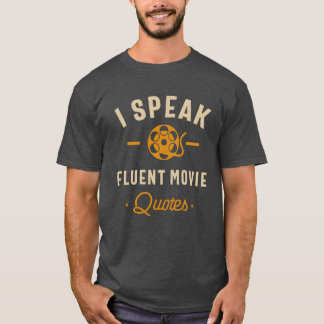 T-shirt Je parle Citations de film fluide Citations de fil