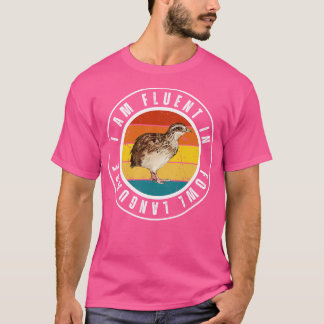 T-shirt Je parle couramment la langue de la volaille 7