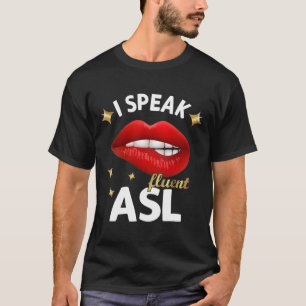 T-shirt Je parle couramment la LSF - Langue des Signes Sen