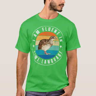 T-shirt Je parle couramment le langage de la volaille