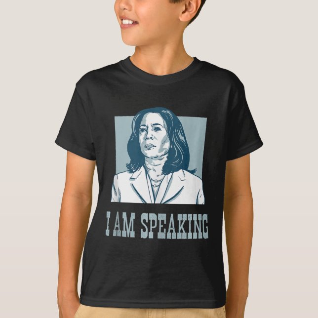 T-shirt Je Parle De Harris Wheimer Élection Présidentielle (Devant)