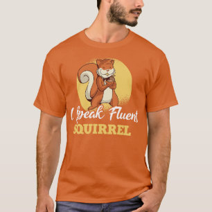 T-shirt Je parle de l'écureuil fluorescent 2