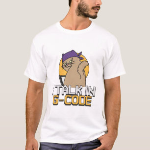 T-shirt Je parle en G-code 3D imprimante drôle