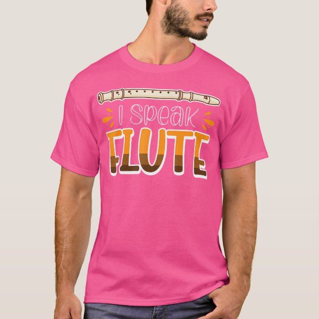 T-shirt Je Parle Flute (Devant)