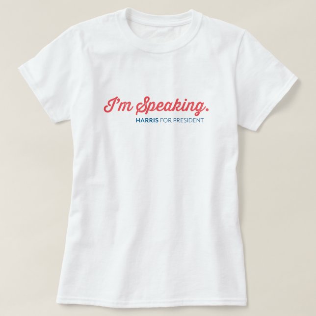 T-shirt Je parle Harris pour le président Shirt (Design devant)