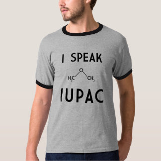 T-shirt Je parle IUPAC