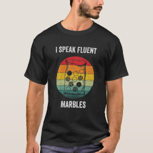 T-shirt Je Parle Marbres Fluentes Vintage Marbles Racing