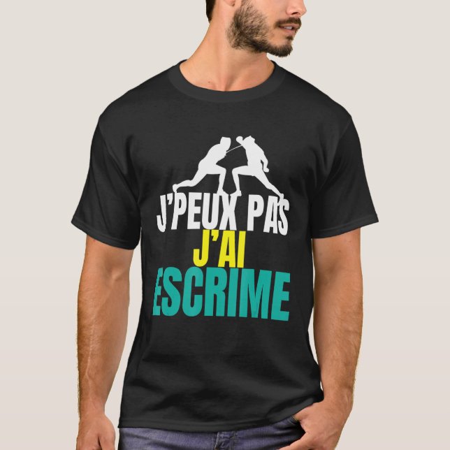 T-shirt Je pas j'ai fcrime (Devant)
