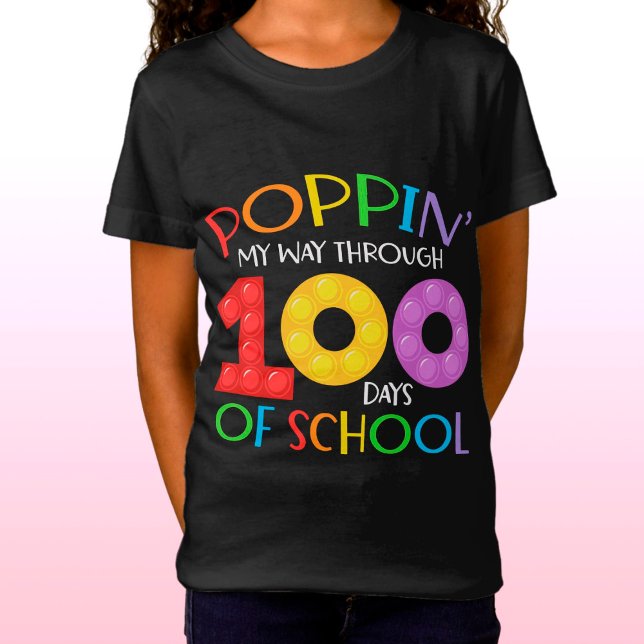 T-Shirt Je passe 100 jours à l'école (Créateur téléchargé)