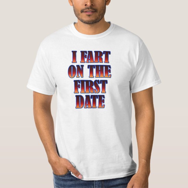 T-shirt Je Passe À La Première Date (Devant)