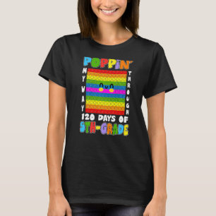 T-shirt Je passe à travers 120 jours de 5e année Pop I
