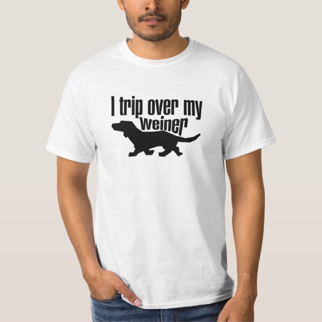T-shirt Je passe au-dessus de mon chien vierge (Devant)