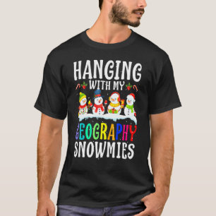 T-shirt Je Passe Avec Ma Géographie Neige Neige Maître Chr