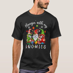 T-shirt Je Passe Avec Mes Gnomies Drôle Gnomes Joyeux Noël