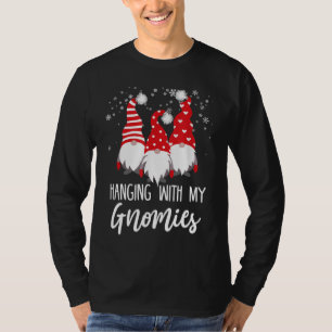 T-shirt Je Passe Avec Mes Gnomies Drôle Jardin Gno Noël Gn