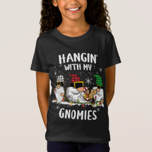T-Shirt Je Passe Avec Mes Gnomies Trois Gnomes Noël Buf
