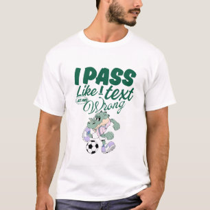 T-shirt Je passe comme je texte, tard et faux
