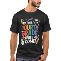 T-shirt "Je passe en quatrième"