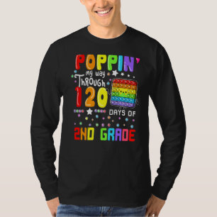 T-shirt Je Passe Mon Chemin À Travers 120 Jours De 2E Clas