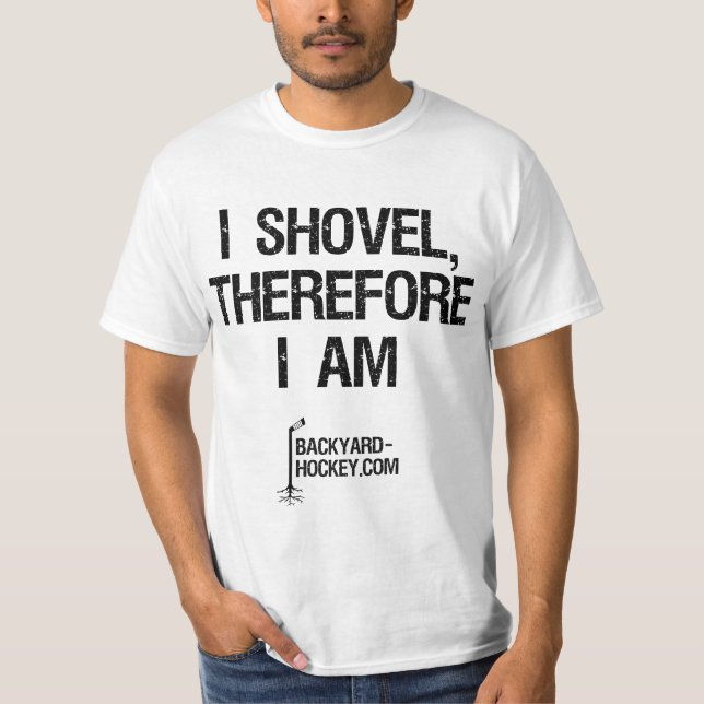 T-shirt "Je pelle, donc je suis " (Devant)