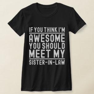 T-shirt Je pense que je suis génial que vous devriez renco