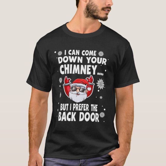T-shirt Je Peux Descendre Vos Citations De Chimney Père No (Devant)