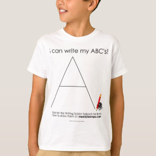 T-shirt Je peux écrire mon ABC