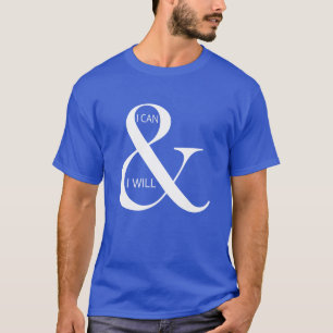 T-shirt Je peux et je veux motiver