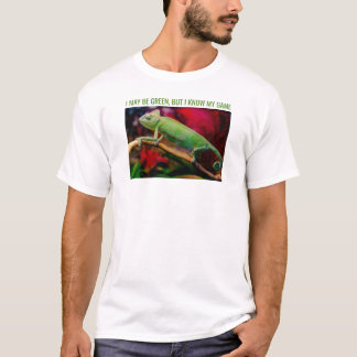 T-shirt Je peux être vert mais je connais mon jeu Caméléon