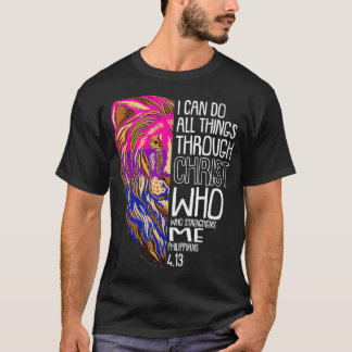 T-shirt Je Peux Faire Tout Par Christ LGBTQ Biseual P