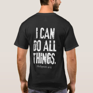 T-shirt Je peux faire toutes choses.